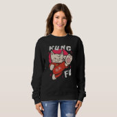 Sweatshirt Kung Fu Cat (Devant entier)