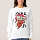 Sweatshirt Kung Fu Cat (Devant)