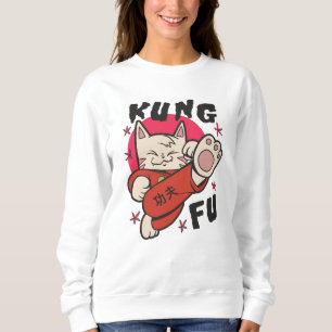 Sweatshirt Kung Fu Cat
