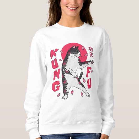 Sweatshirt Kung Fu Cat (Devant)