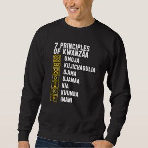 Sweatshirt Kwanzaa 7 Principes Afrique Célébrer Kwanzaa Symb