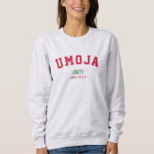 Sweatshirt Kwanzaa UMOJA Unité personnalisée (Devant)