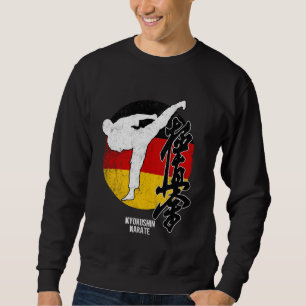 Sweatshirt Kyokushin Allemagne Karate drapeau allemand Kyokus