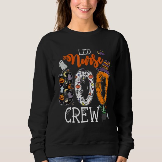 Sweatshirt L&D Nurse Boo Crew Halloween Labor & Delivery Nurs (Devant)