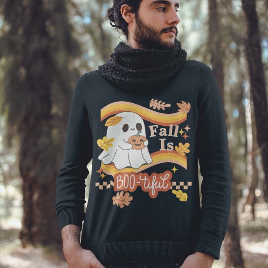 Sweatshirt La chute est pleine - Un fantôme aime la chute