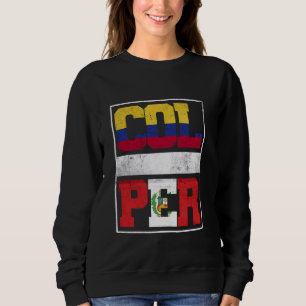 Sweatshirt La Colombie et le Pérou mélangent les racines colo