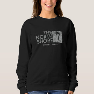 Sweatshirt La Côte Nord Hawaii Palm Tree Style Vintage