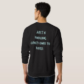 Sweatshirt La CRÉATIVITÉ se permet de faire l'erreur… (Dos entier)