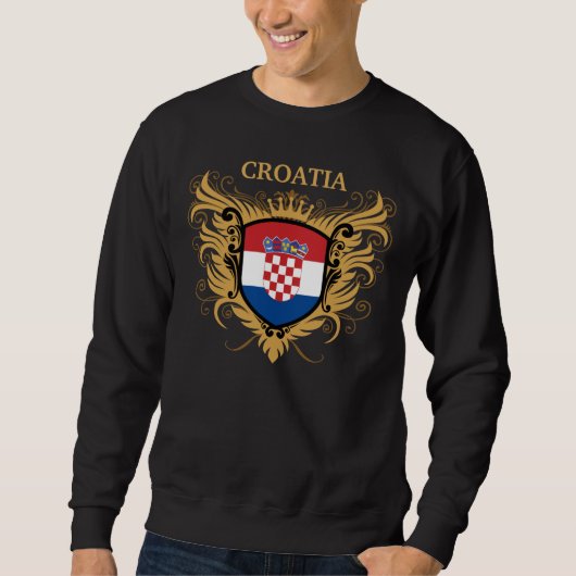 Sweatshirt La Croatie [personnalisez] (Devant)