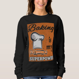 Sweatshirt La Cuisine Est Ma Superpuissance Cuisine Boulanger