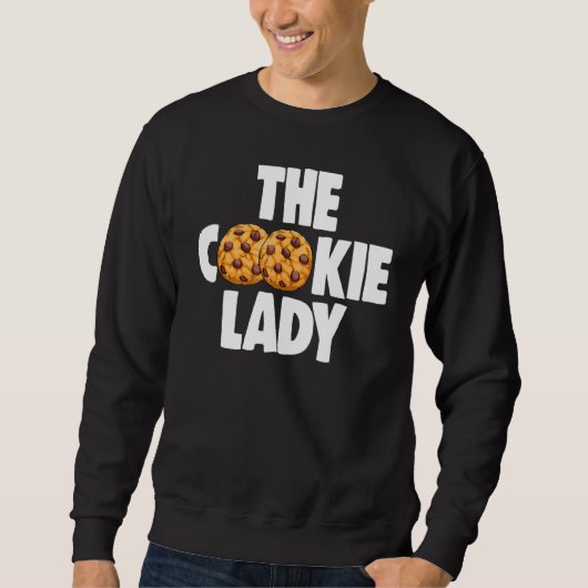 Sweatshirt La Dame aux Biscuits Cuisinant Femmes Biscuit Cho (Devant)