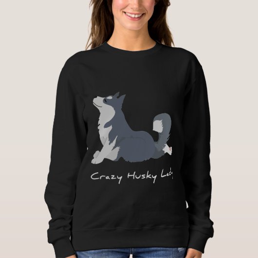 Sweatshirt La Dame Du Fou Husky (Devant)