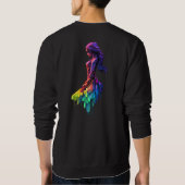 Sweatshirt La Dame réfléchie (Dos)