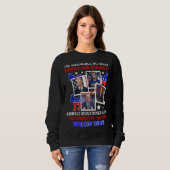 Sweatshirt La Différence Entre Animaux Et Humains Est L'Anima (Devant entier)