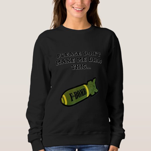 Sweatshirt La F Bomber 3 Bombes F (Devant)