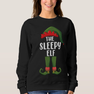 Sweatshirt La famille d'elfes endormis groupe assorti Noël 