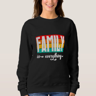 Sweatshirt La Famille Est Tout Pour Les Jeunes