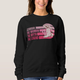 Sweatshirt La Femme La Femme Le Mythe La Légende Coun Occiden