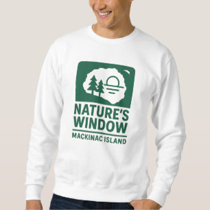 Sweatshirt La fenêtre de la nature Île Mackinac Pittoresque