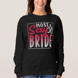 Sweatshirt La fête de bachelorette de mariage mignonne la plu
