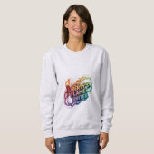 Sweatshirt La flamme de la liberté s'enflamme. (Devant entier)