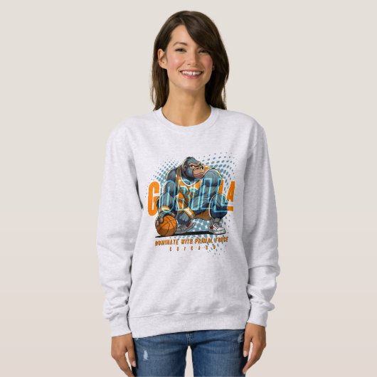 Sweatshirt La force première du basket-ball | Femmes (Devant entier)