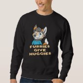 Sweatshirt La Fureur donne à Huggies un fandom futuriste amus (Devant)
