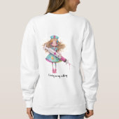 Sweatshirt La gentillesse est ma vocation – Infirmière (Dos)