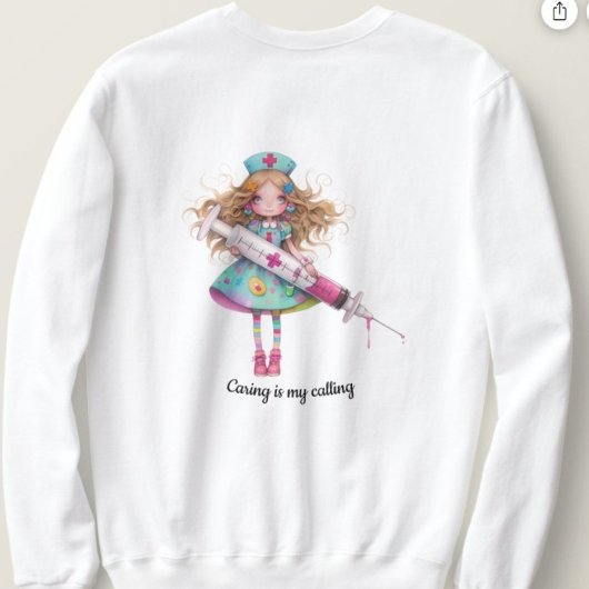 Sweatshirt La gentillesse est ma vocation – Infirmière