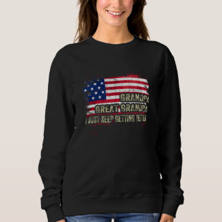 Sweatshirt La Grande Amérique Continue de S'améliorer