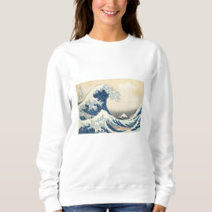 Sweatshirt La grande vague au large de Kanagawa - Katsushika 
