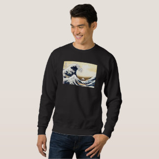 Sweatshirt La grande vague outre de Kanagawa