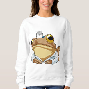 Sweatshirt La grenouille comme docteur avec le manteau du doc