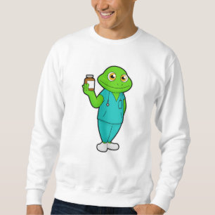 Sweatshirt La grenouille en tant qu'infirmière en médecine et