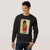 Sweatshirt La Hermosura Mexican Slang Lottery Bingo Cards   (Devant entier)
