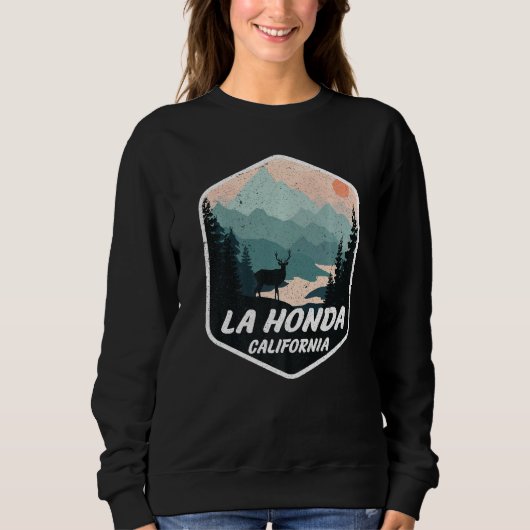 Sweatshirt La Honda California Ca Mountains Randonnée Randonn (Devant)