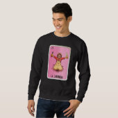 Sweatshirt La Jardinera Mexican Slang Lottery Bingo Cards   (Devant entier)