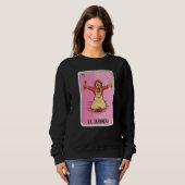 Sweatshirt La Jardinera Mexican Slang Lottery Bingo Cards   (Devant entier)