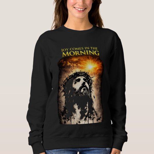 Sweatshirt La joie vient le matin (Devant)