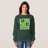 Sweatshirt La La Lucky St. Patrick’s Day (Devant entier)