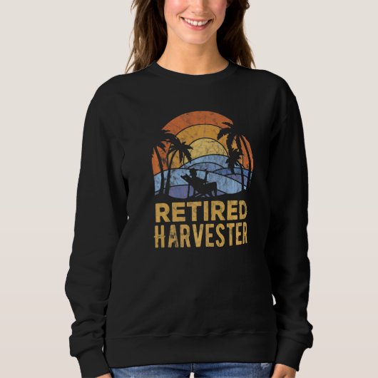 Sweatshirt La légende a retiré la moissonneuse (Devant)