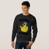 Sweatshirt La Légende Serveuse à la Retraite (Devant entier)