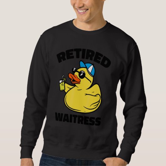 Sweatshirt La Légende Serveuse à la Retraite (Devant)