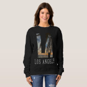 Sweatshirt La Los Angeles California Souvenir Beach City West (Devant entier)