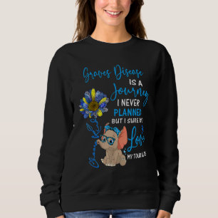 Sweatshirt La Maladie Des Graves D'Éléphant Est Un Voyage Que