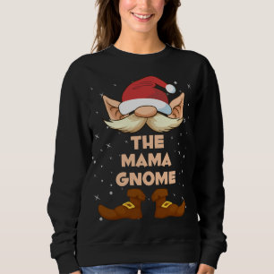 Sweatshirt La Mama Gnome Xmas Correspondant Pajama de famille