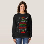 Sweatshirt La Meilleure Façon De Diffuser La Fête De Noël Est (Devant entier)