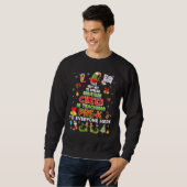 Sweatshirt La Meilleure Façon De Diffuser La Fête De Noël Est (Devant entier)