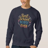 Sweatshirt La meilleure infirmière jamais (Devant)
