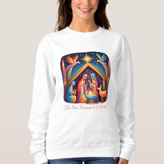 Sweatshirt La Meilleure Raison De Célébrer (Devant)